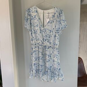 Sugarlips Blue and White Floral Dress